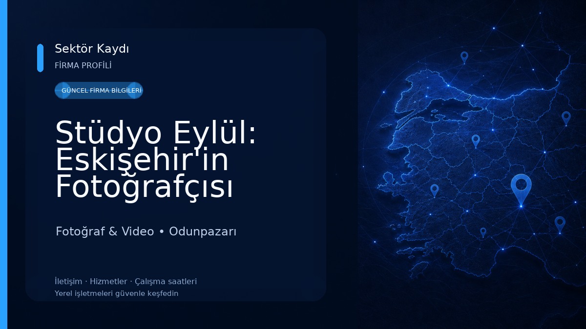 Stüdyo Eylül: Eskişehir'in Fotoğrafçısı