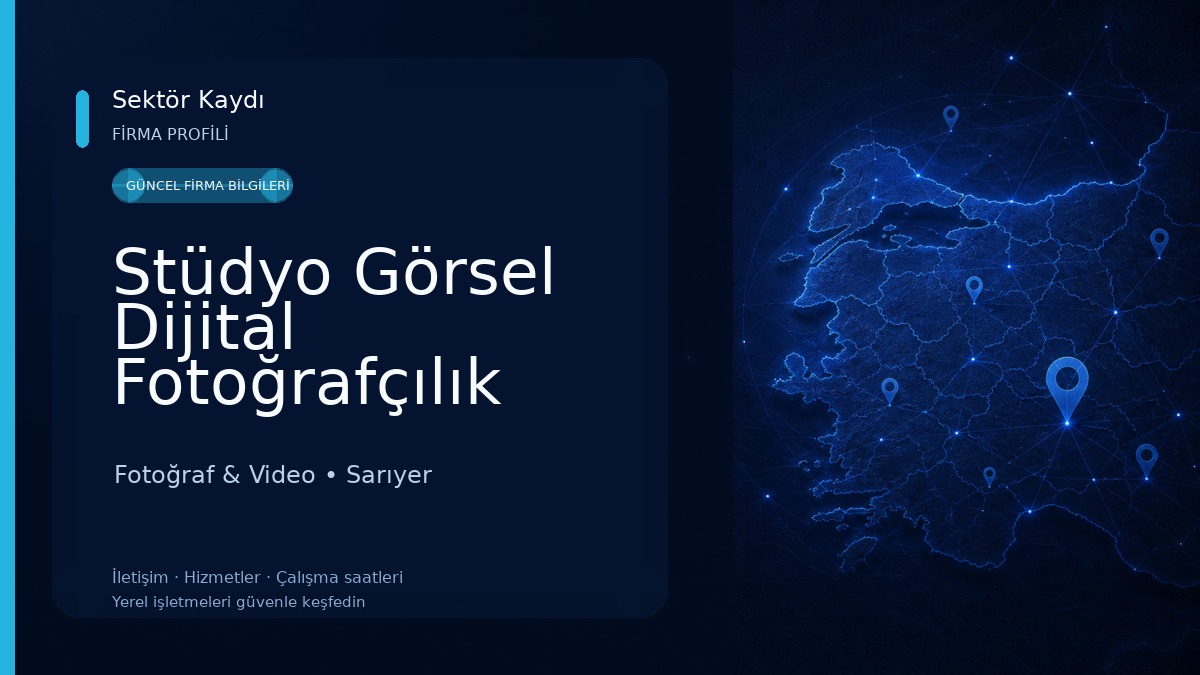 Stüdyo Görsel Dijital Fotoğrafçılık Fotoğraf & Video