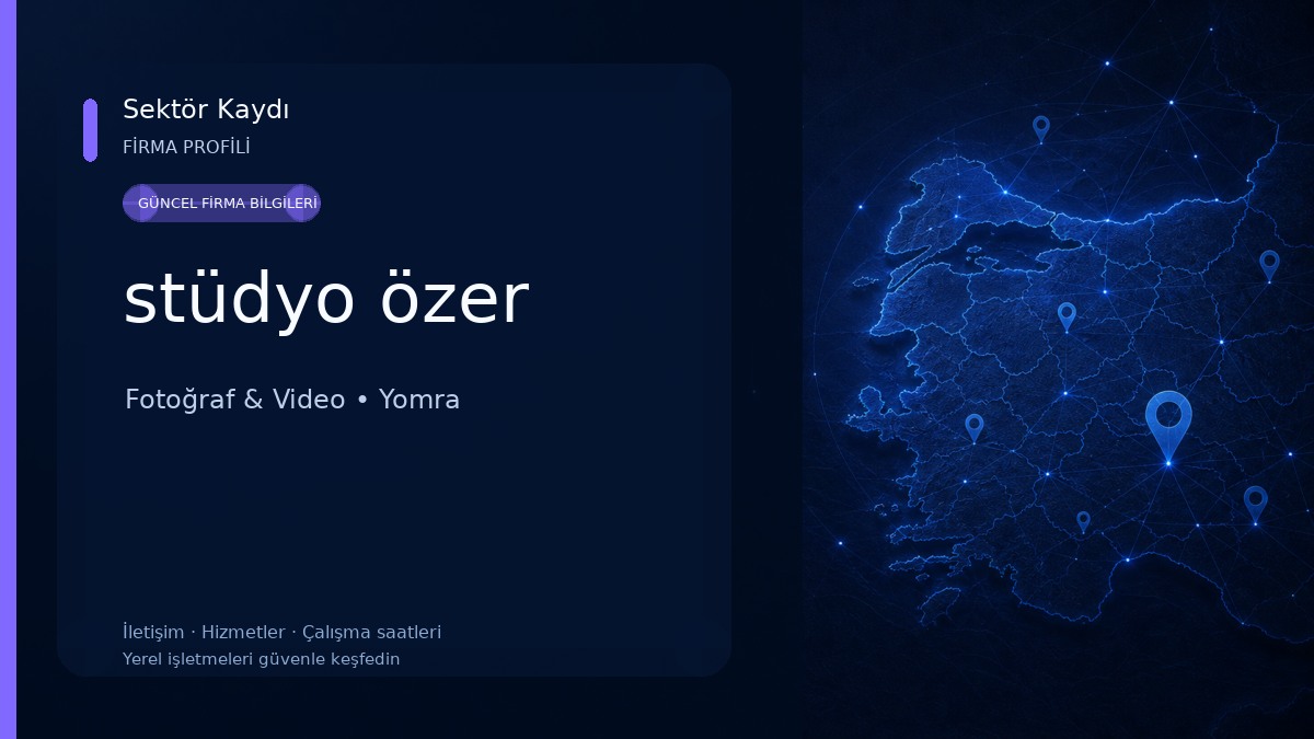 stüdyo özer Fotoğraf & Video