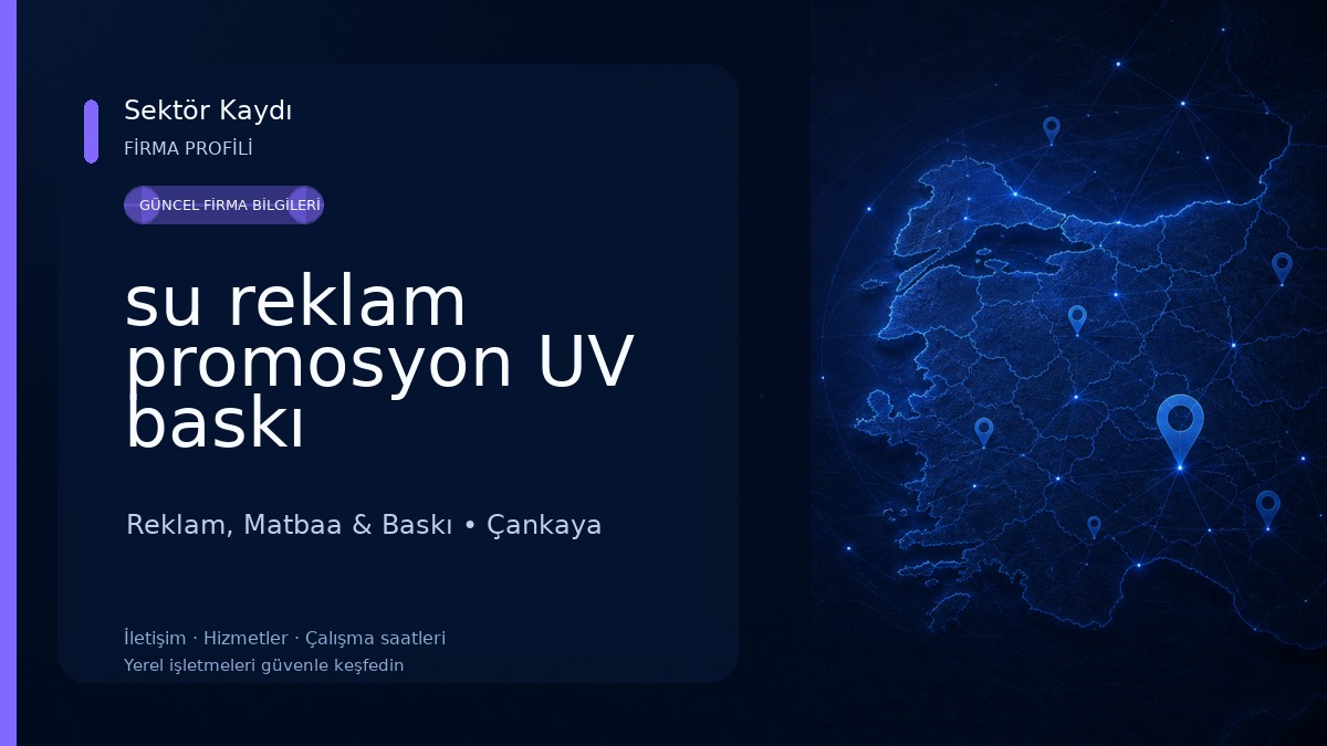 su reklam promosyon UV baskı merkezi.folyo branda etiket Reklam, Matbaa & Baskı