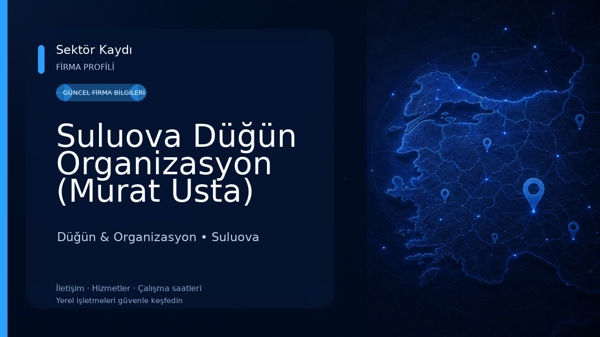 Suluova Düğün Organizasyon (Murat Usta) Düğün & Organizasyon