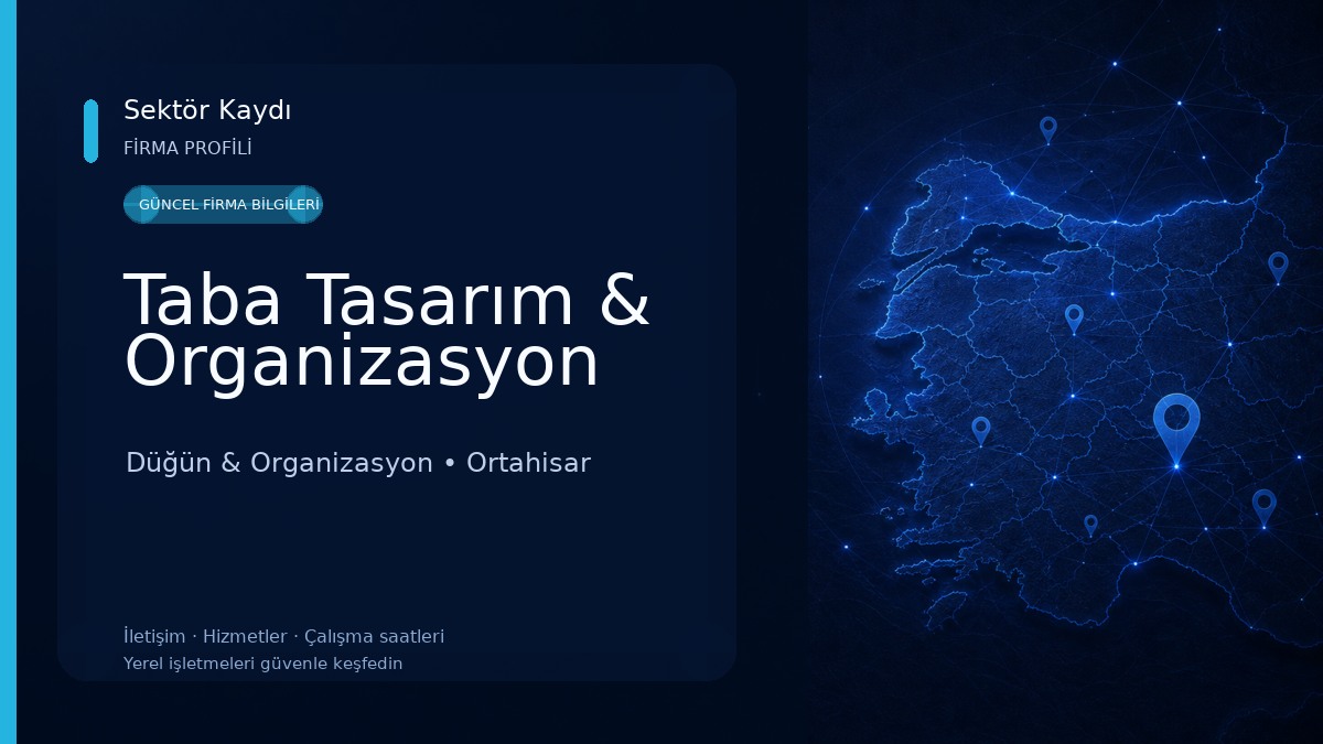 Taba Tasarım & Organizasyon Düğün & Organizasyon