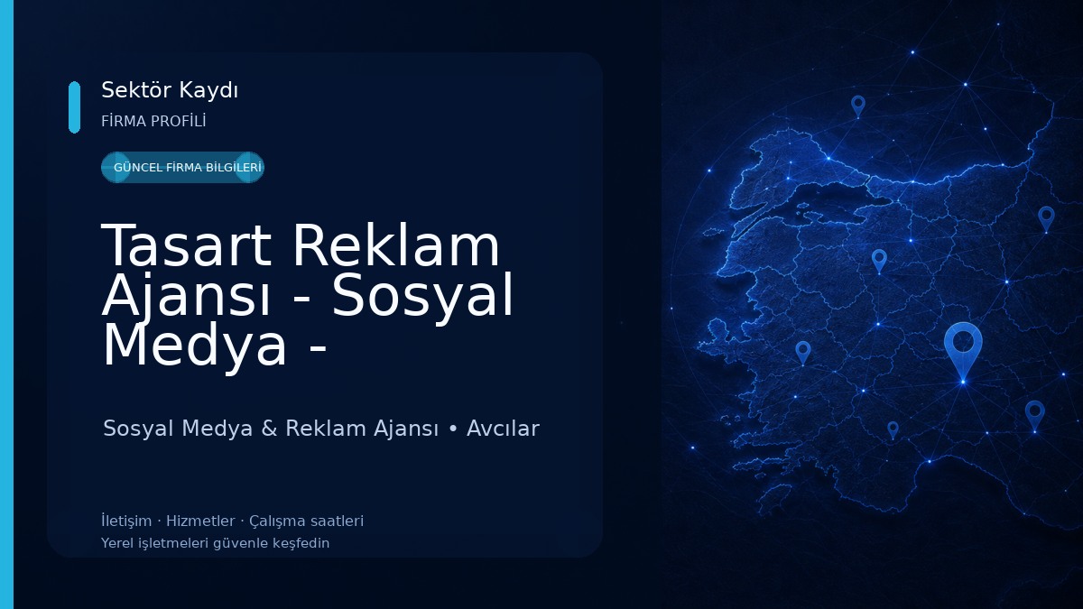 Tasart Reklam Ajansı - Sosyal Medya - Prodüksiyon Hizmetleri Sosyal Medya & Reklam Ajansı
