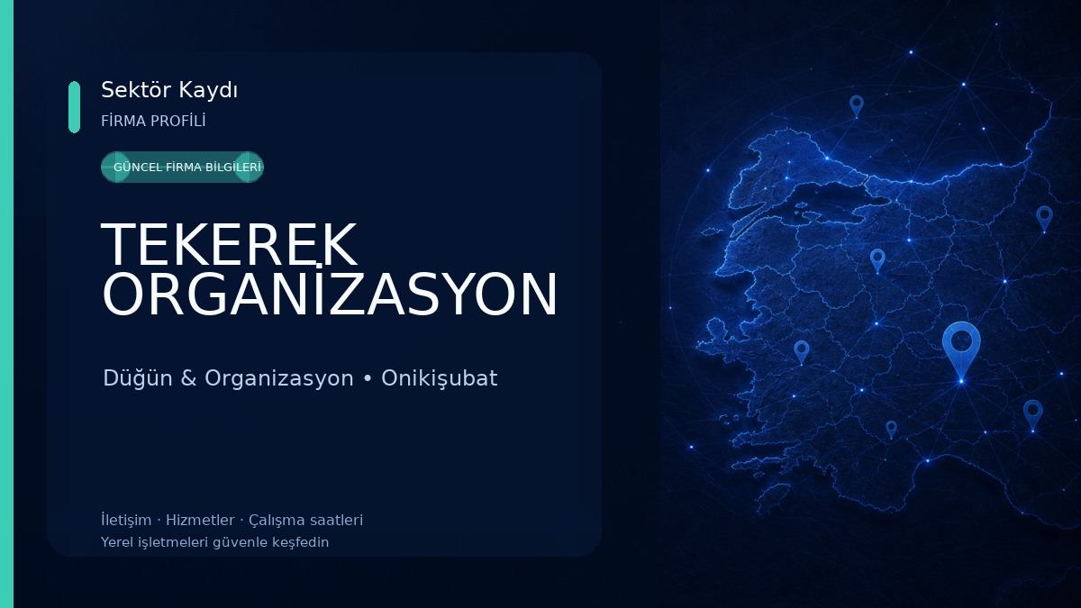 TEKEREK ORGANİZASYON Düğün & Organizasyon