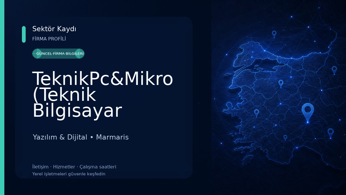 TeknikPc&Mikro (Teknik Bilgisayar Yazılım ve Internet Çözümleri )