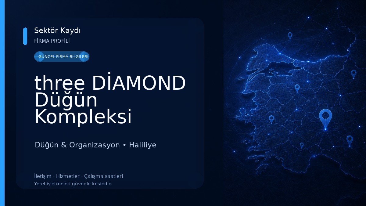 three DİAMOND Düğün Kompleksi Düğün & Organizasyon