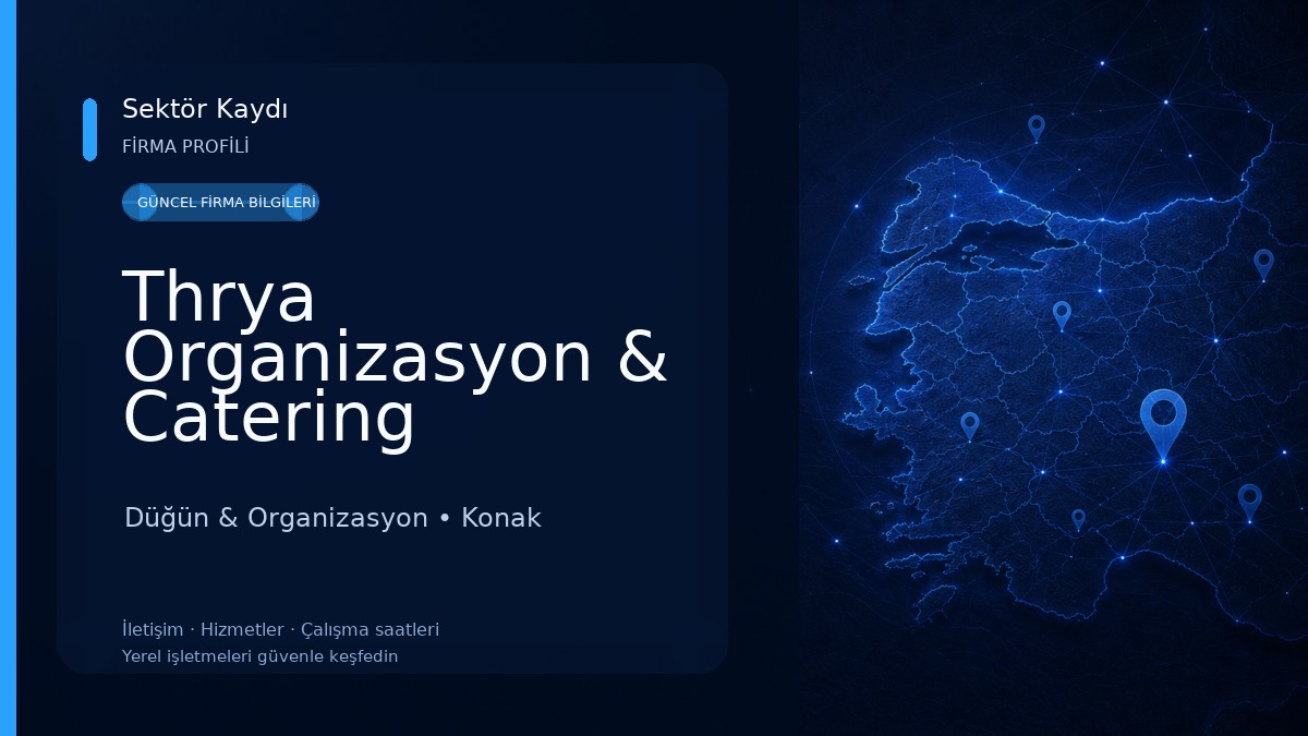 Thrya Organizasyon & Catering Düğün & Organizasyon