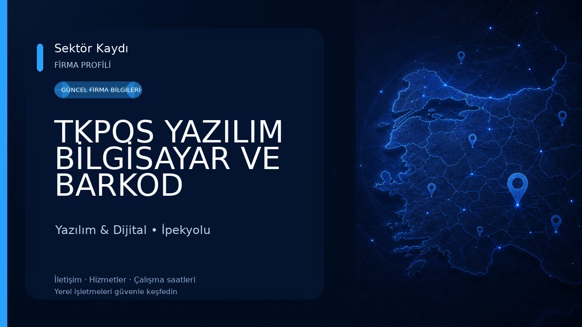 TKPOS YAZILIM BİLGİSAYAR VE BARKOD SİSTEMLERİ Yazılım & Dijital
