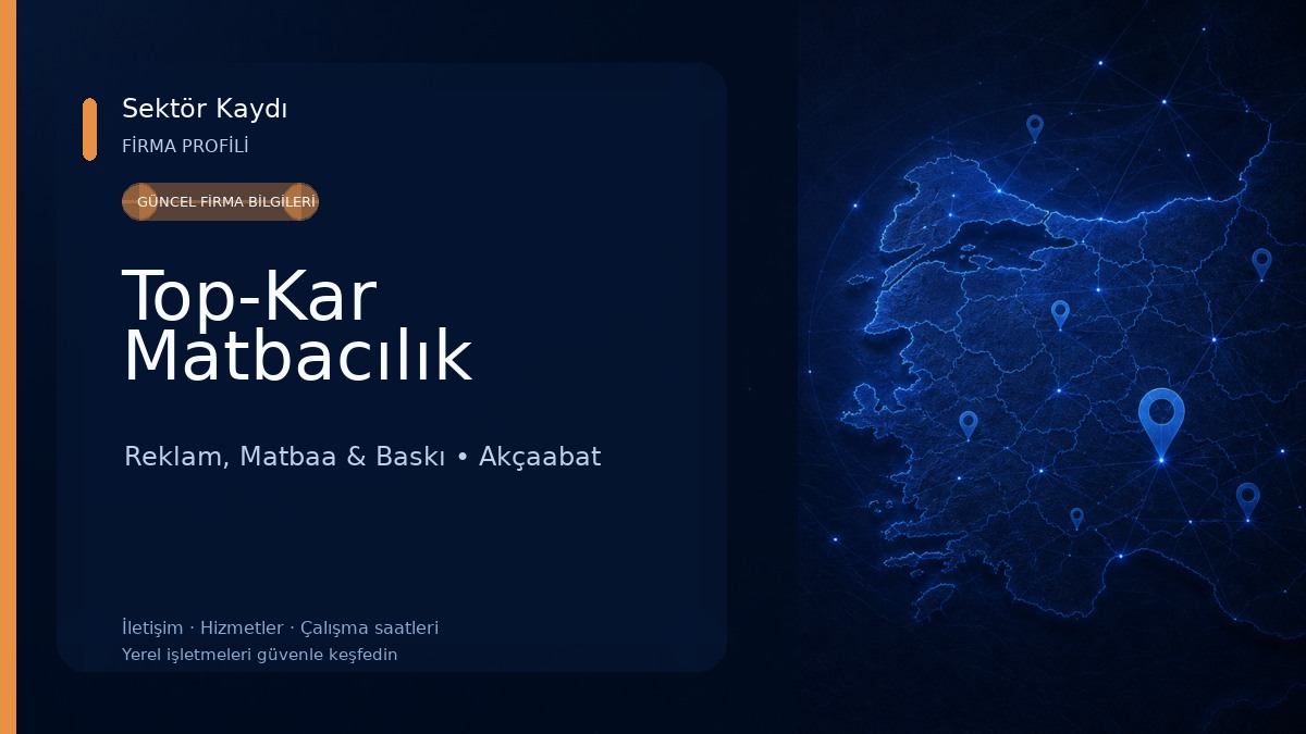 Top-Kar Matbacılık Reklam, Matbaa & Baskı