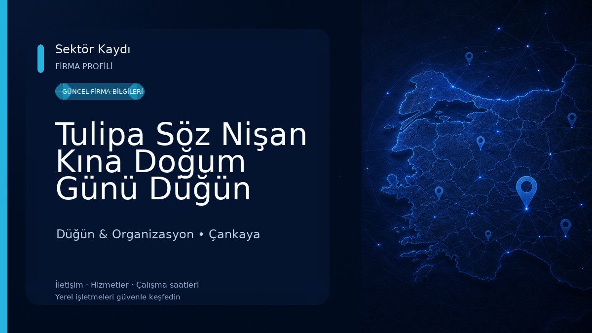 Tulipa Söz Nişan Kına Doğum Günü Düğün Organizasyon Düğün & Organizasyon