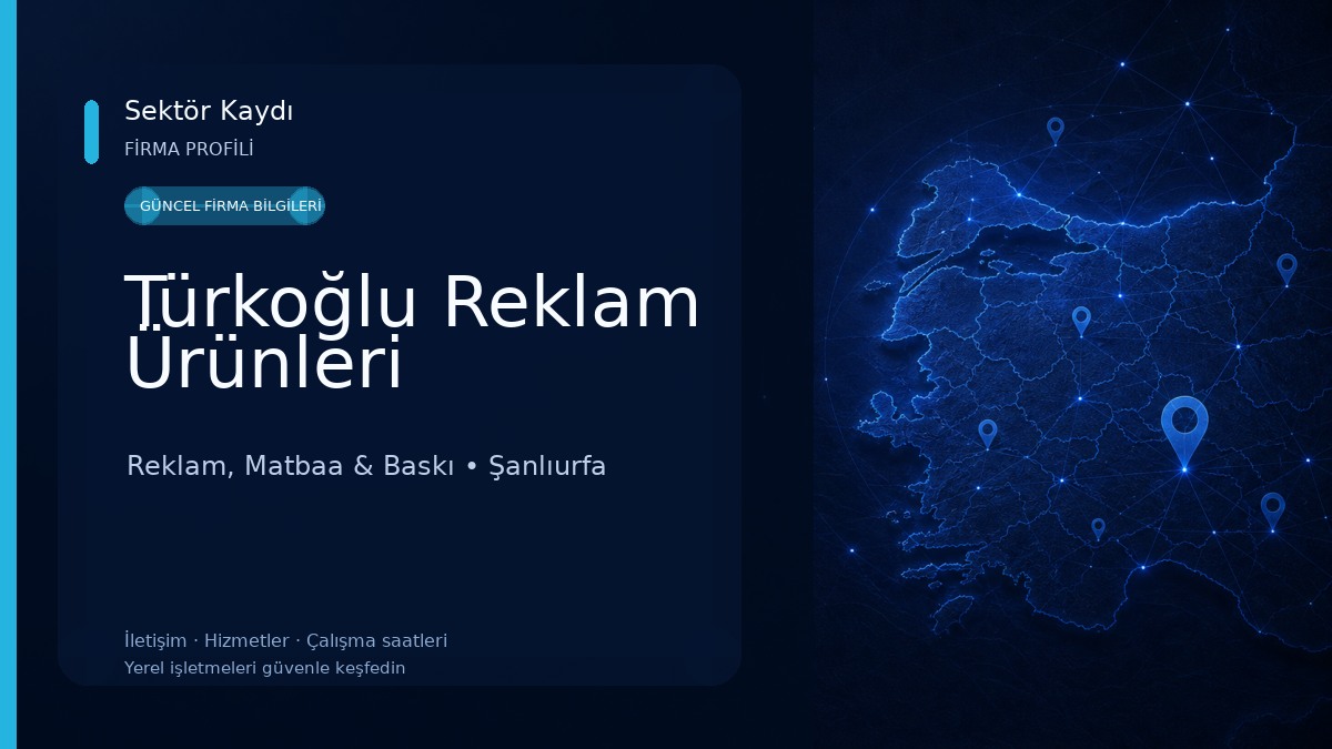 Türkoğlu Reklam Ürünleri