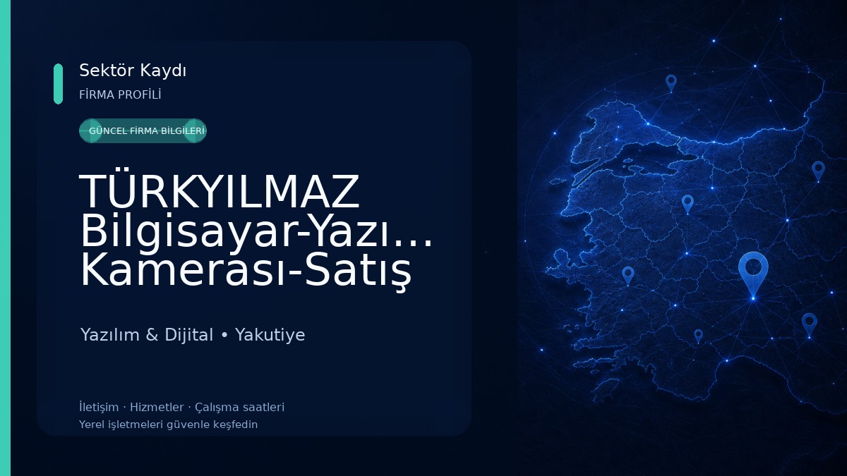 TÜRKYILMAZ Bilgisayar-Yazıcı-Fotokopi-Toner-Güvenlik Kamerası-Satış ve Teknik Servis-Epson-Canon-Hp-Kyocera-Hıkvısıon 