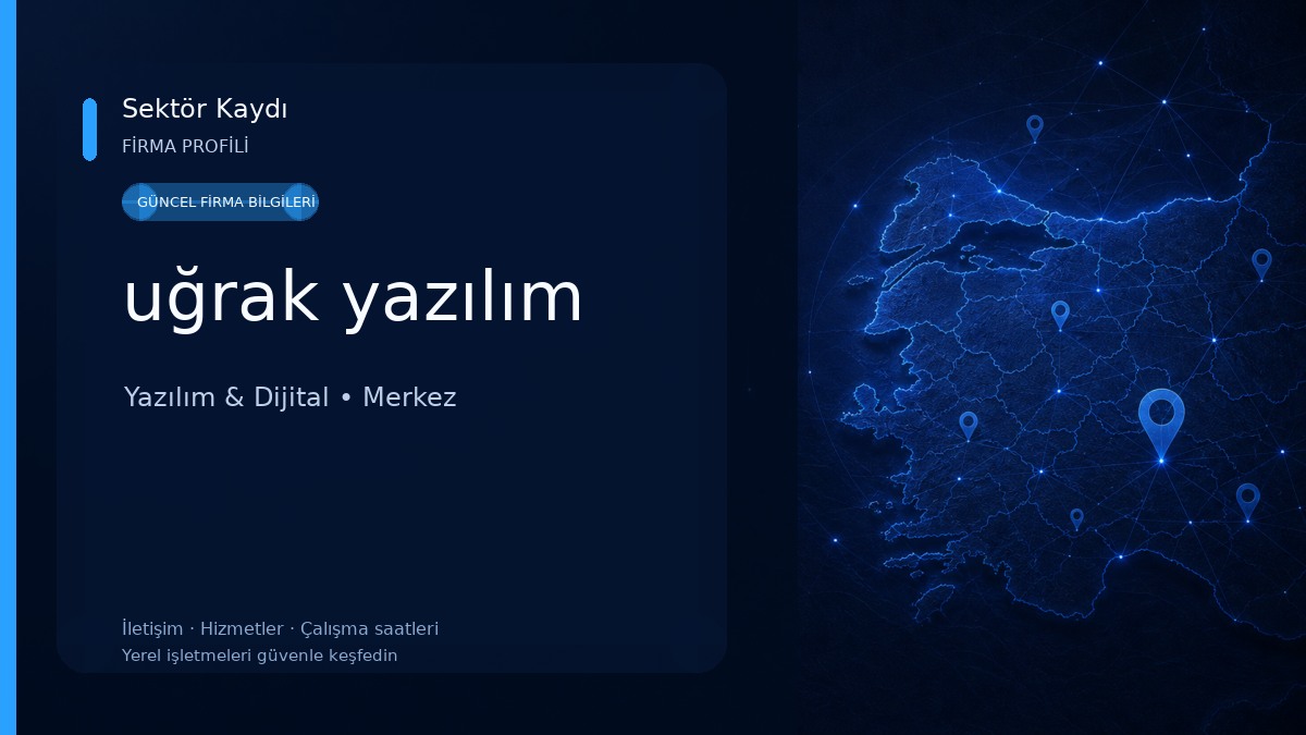 uğrak yazılım 