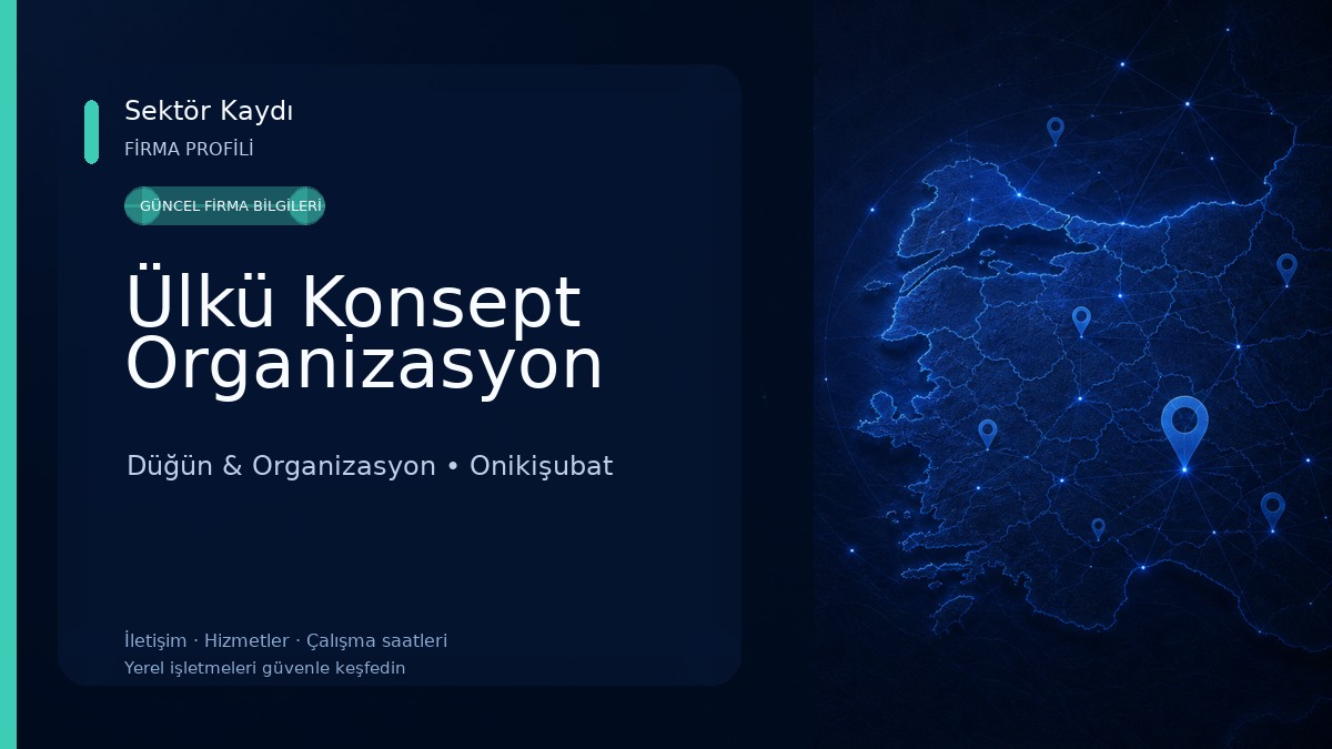 Ülkü Konsept Organizasyon Düğün & Organizasyon