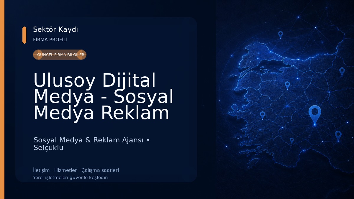 Ulusoy Dijital Medya - Sosyal Medya Reklam Ajansı Sosyal Medya & Reklam Ajansı