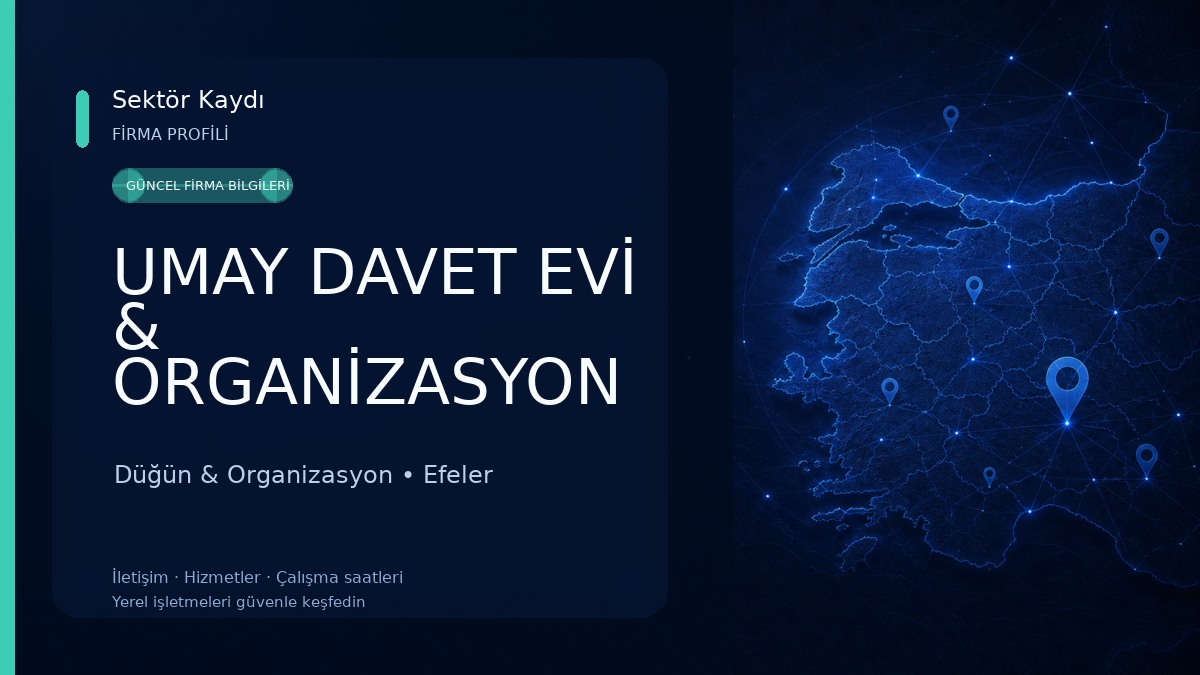 UMAY DAVET EVİ & ORGANİZASYON Düğün & Organizasyon