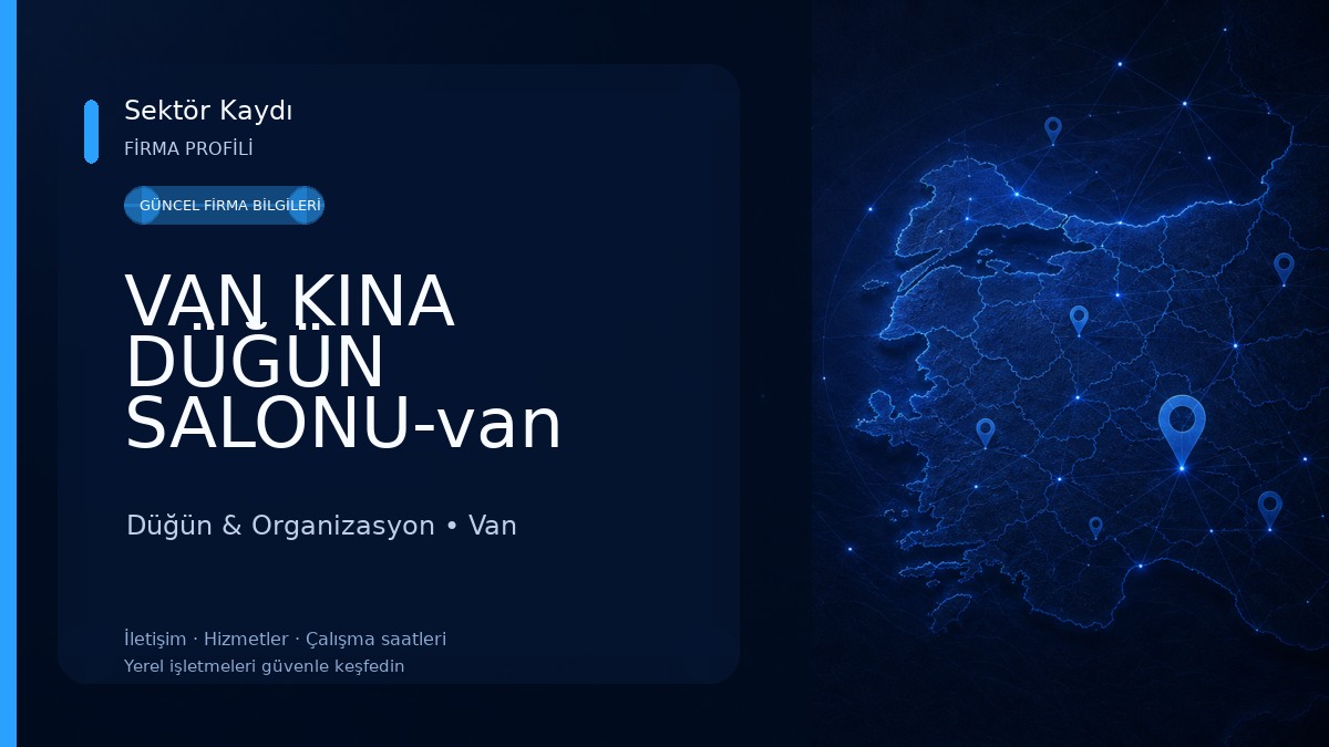 VAN KINA DÜĞÜN SALONU-van düğün salonu Düğün & Organizasyon