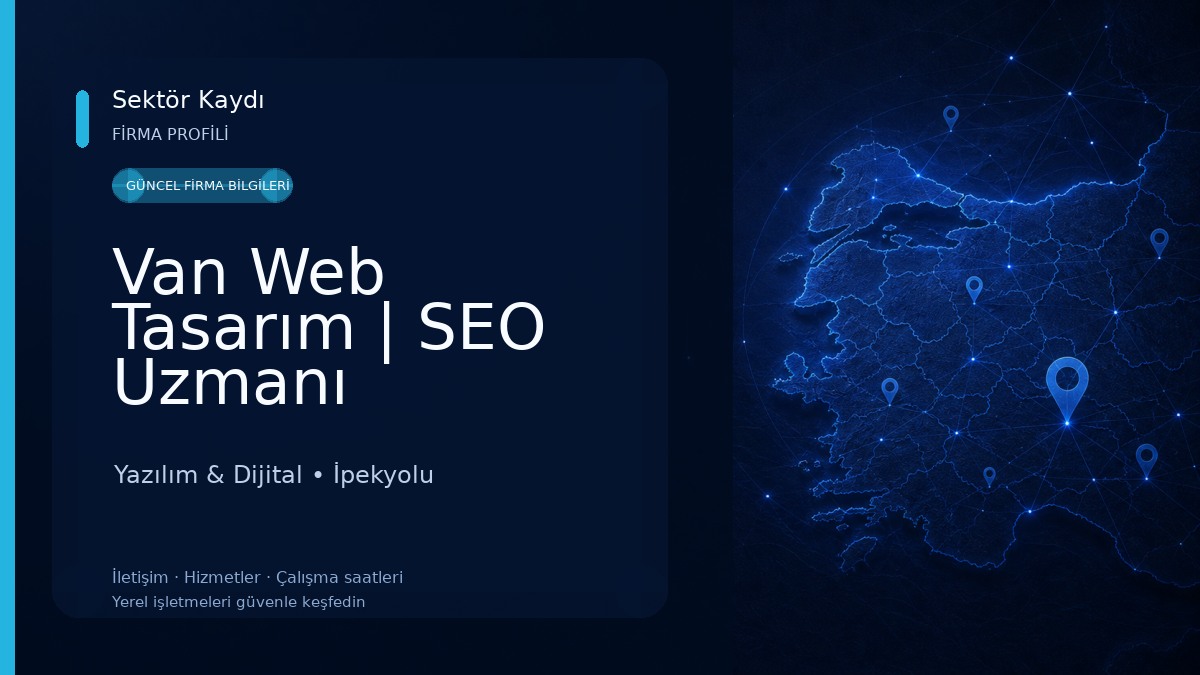 Van Web Tasarım | SEO Uzmanı
