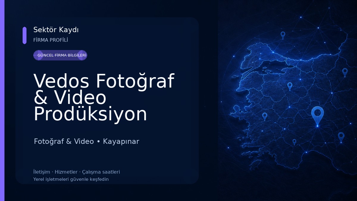 Vedos Fotoğraf & Video Prodüksiyon Fotoğraf & Video