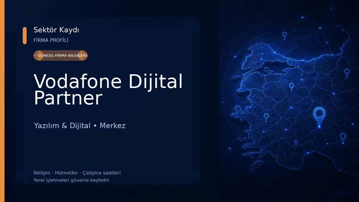 Vodafone Dijital Partner Yazılım & Dijital