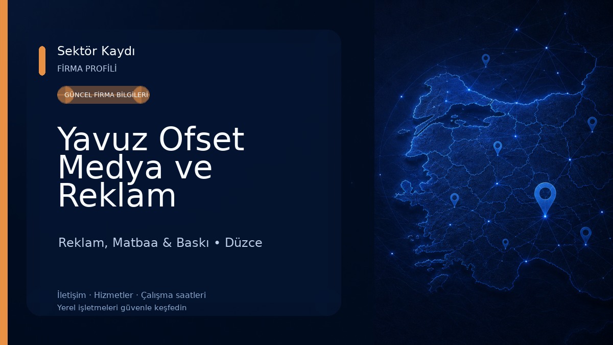 Yavuz Ofset Medya ve Reklam