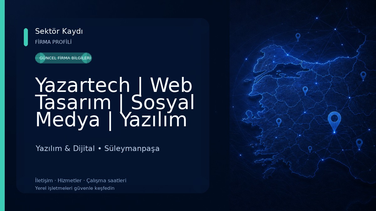 Yazartech | Web Tasarım | Sosyal Medya | Yazılım Geliştirme