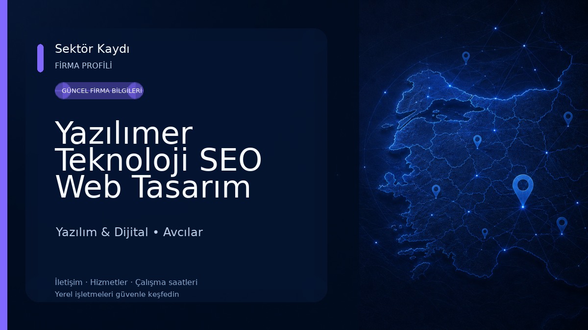 Yazılımer Teknoloji SEO Web Tasarım Web Yazılım Yazılım & Dijital