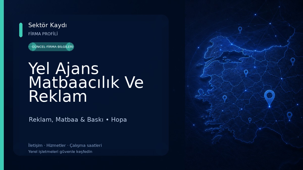 Yel Ajans Matbaacılık Ve Reklam Hizmetleri Reklam, Matbaa & Baskı
