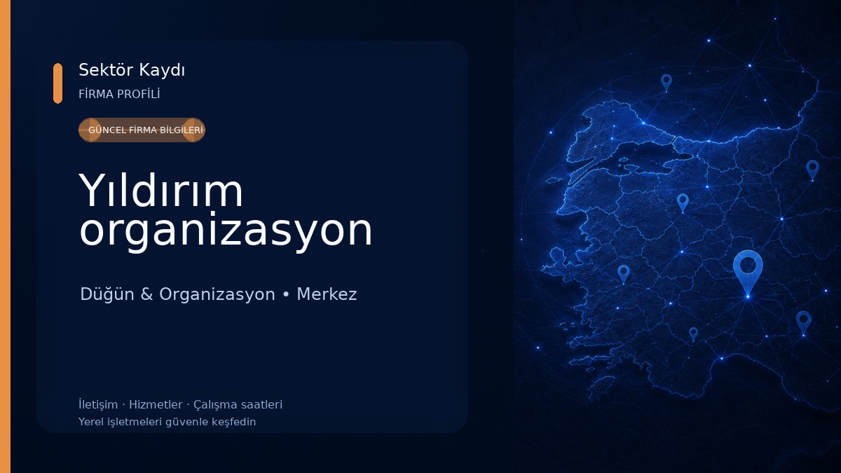 Yıldırım organizasyon Düğün & Organizasyon