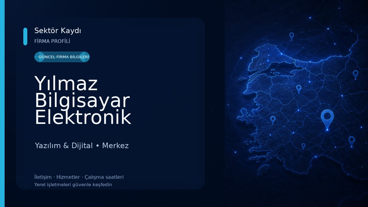 Yılmaz Bilgisayar Elektronik Yazılım & Dijital