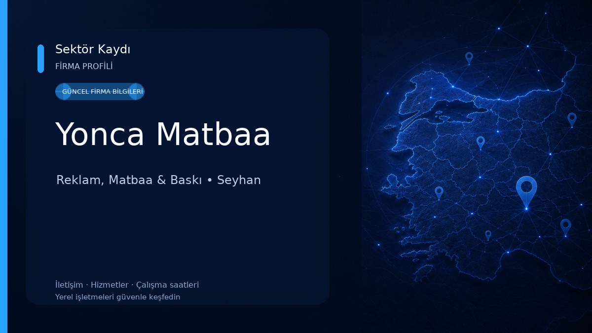 Yonca Matbaa Reklam, Matbaa & Baskı