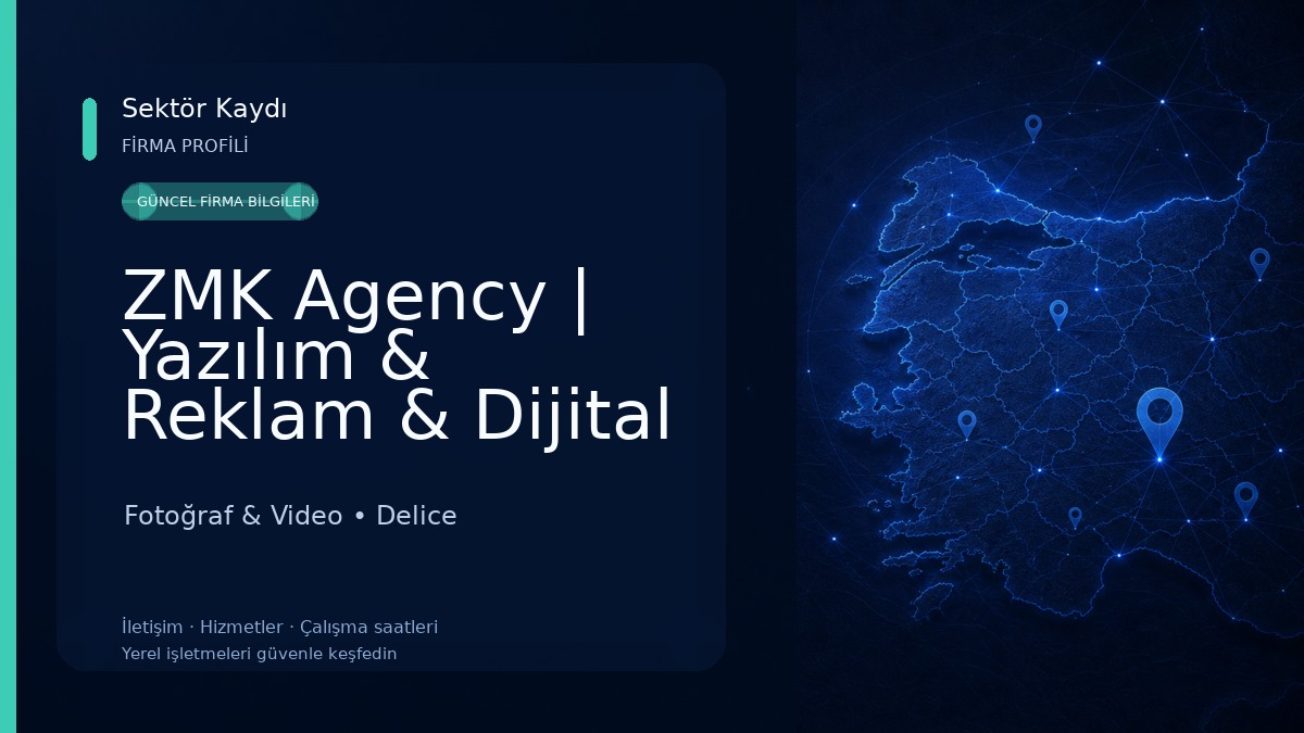 ZMK Agency | Yazılım & Reklam & Dijital Dönüşüm 