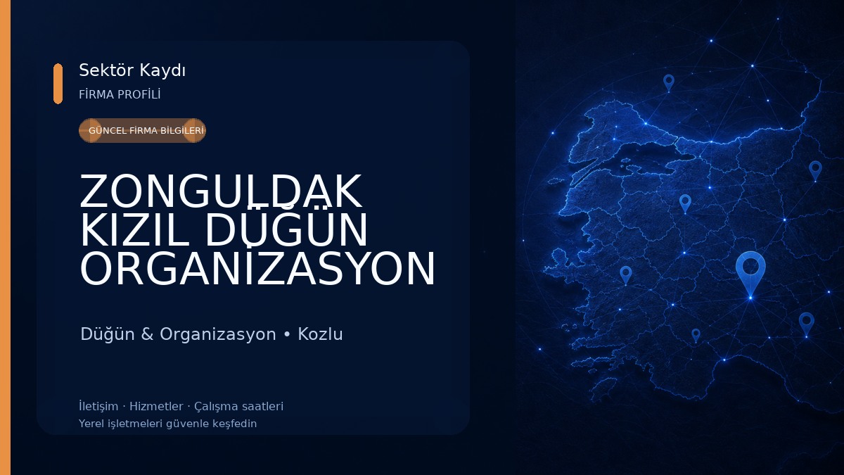 ZONGULDAK KIZIL DÜĞÜN ORGANİZASYON Düğün & Organizasyon