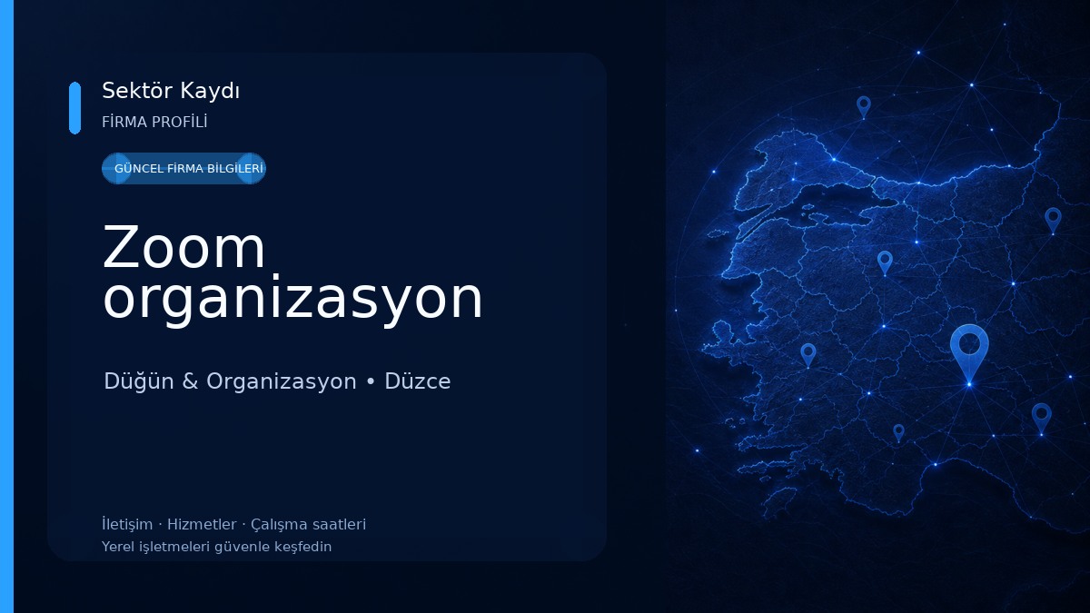 Zoom organizasyon 