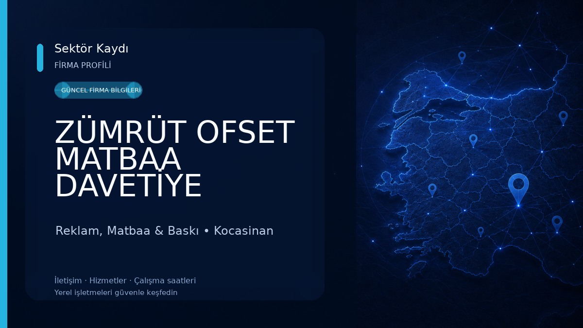 ZÜMRÜT OFSET MATBAA DAVETİYE Reklam, Matbaa & Baskı